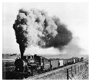 Photo of an old Great Western Railroad Locomotive