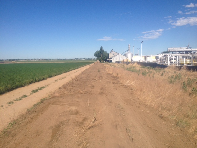 Rough grading west of CR 33 Rough grading west of CR 33